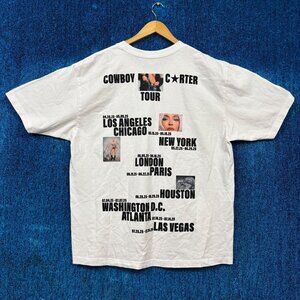 Beyoncé The Official Cowboy Carter Tour Stops Country Tee XL